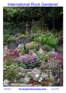 July 2010 ----- International Rock Gardener