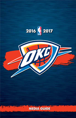 Thunder Media Guide 2016-17 WEB PDF.Pdf