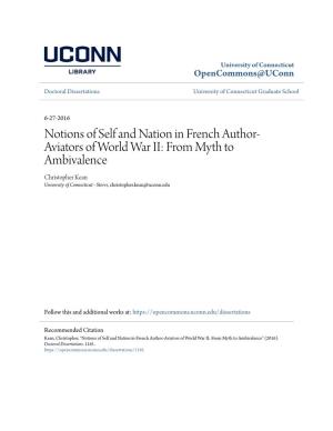 Notions of Self and Nation in French Author