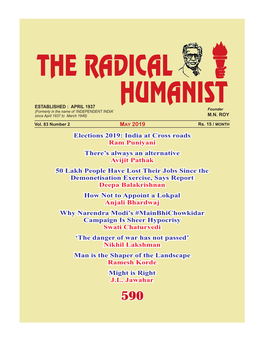 The Radical Humanist
