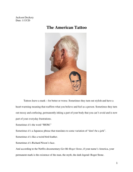 The American Tattoo