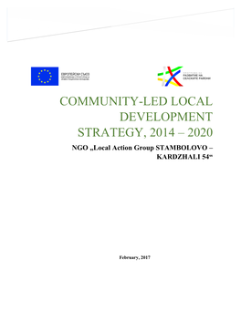 Сommunity- Led Local Development Strategy, 2014 – 2020
