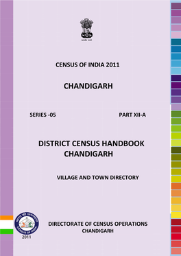 Chandigarh District Census Handbook Chandigarh