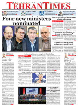 Four New Ministers Nominated