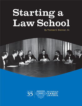 Starting a Law School2008-2009 by Thomas E