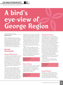 A Bird's Eye-View of George Region