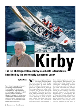 The List of Designer Bruce Kirby's Sailboats Is Formidable, Headlined