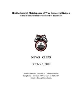 EWS CLIPS October 5, 2012