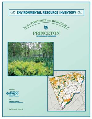 Environmental Resources Inventory for the Township and Borough of Princeton