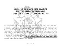 The Department of Insurance and Treasurer, Division of State Fire