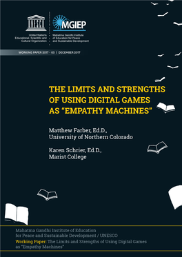 The Limits and Strengths of Using Digital Games As "Empathy
