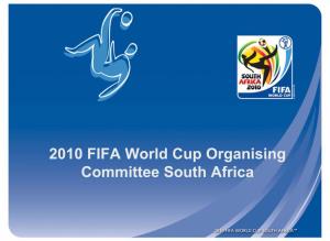 2010 FIFA World Cup Organising Committee South Africa FIFA Confederations Cup Success