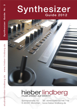 Synthesizer 1 Guide 2012 Guide Nr