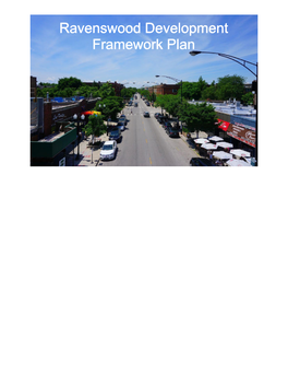 Ravenswood Framework Plan