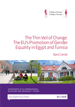 The EU's Promotion of Gender Equality in Egypt and Tunisia