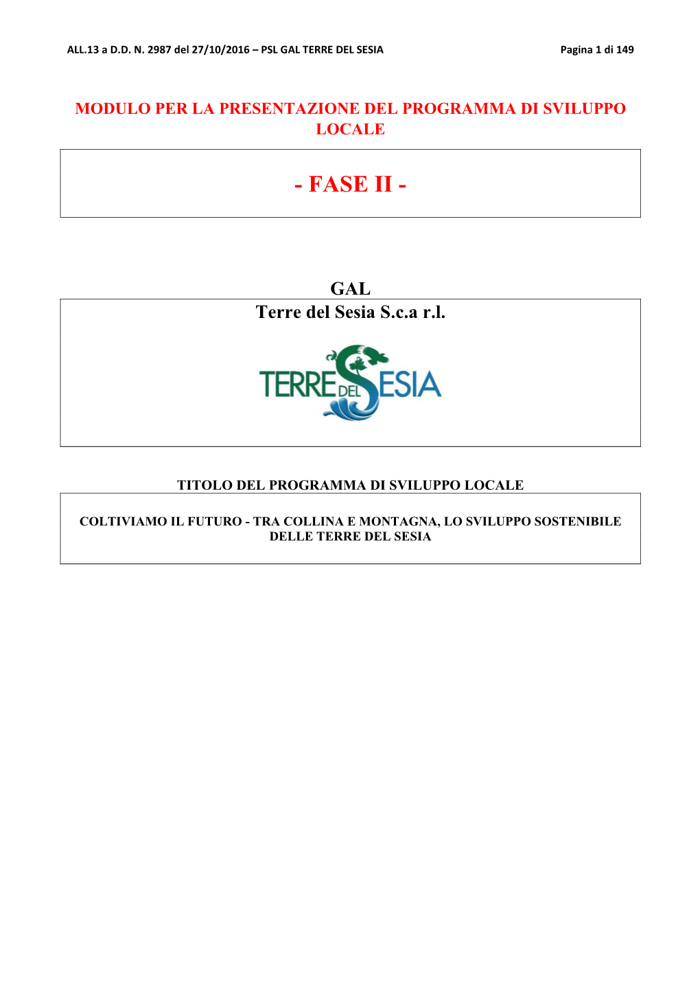 Terre Del Sesia PSL