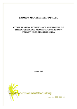 Tronox Management Pty Ltd