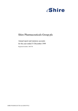 Shire Pharmaceuticals Group Plc