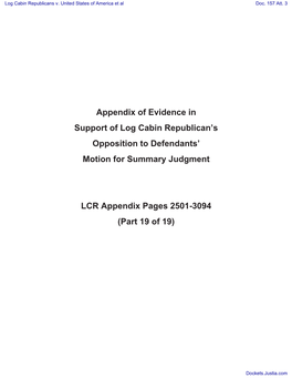 Appendix of Evidence (Pages 1701-3094)