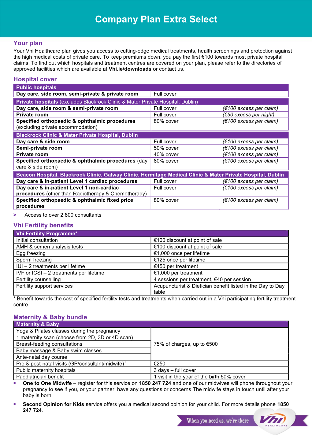 Company Plan Extra Select