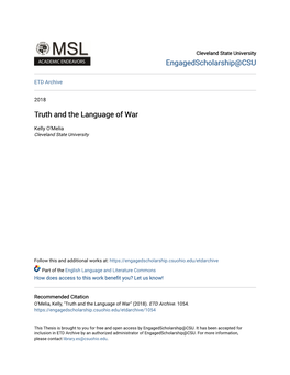 Truth and the Language of War