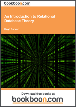 An Introduction to Relational Database Theory (Hugh Darwen)