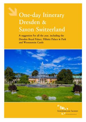 One-Day Itinerary Dresden & Saxon Switzerland
