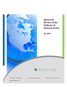 Quarterly Review of the Software & Internet Sector