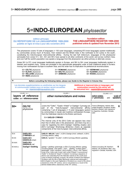 5=INDO-EUROPEAN Phylosector