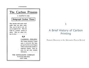 A Brief History of Carbon Printing