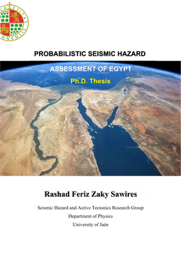 Probabilistic Seismic Hazard Assessment of Egypt