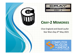 Cray-2 Memories