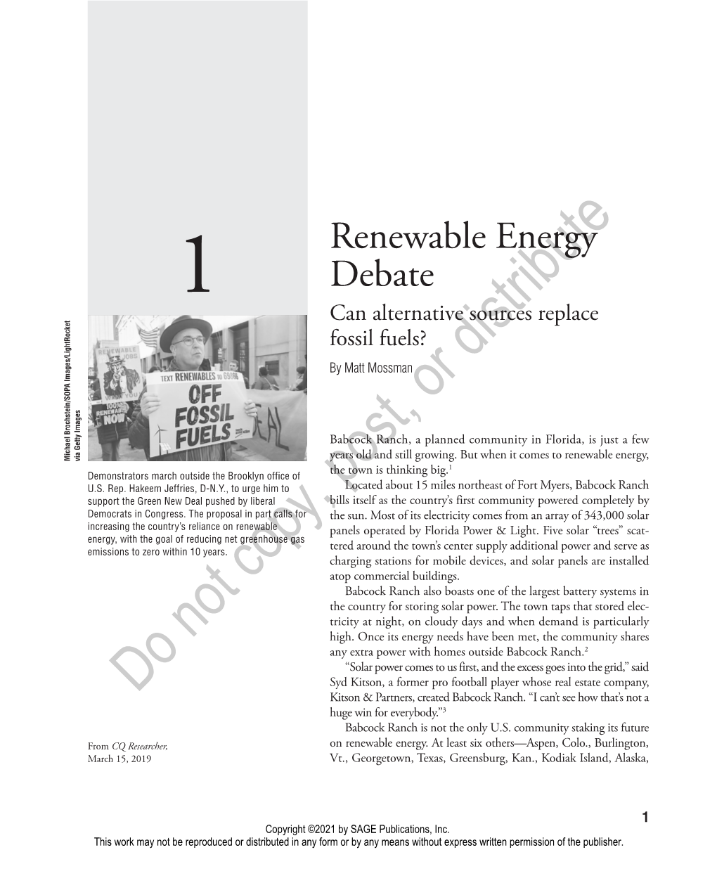 1 Renewable Energy Debate