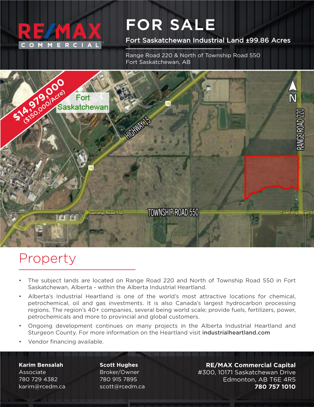 FOR SALE Fort Saskatchewan Industrial Land ±99.86 Acres