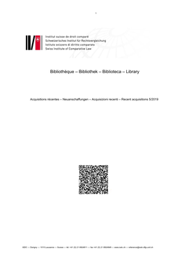 Bibliothèque – Bibliothek – Biblioteca – Library