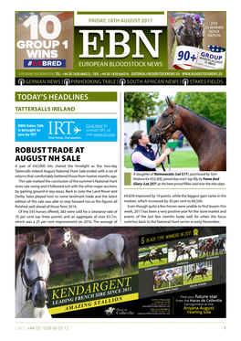 Racing Review Ebn: Friday, 18Th August 2017
