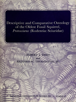 Descriptive and Comparative Osteology of the Oldest Fossil Squirrel, Protosciurus (Rodentia: Sciuridae)