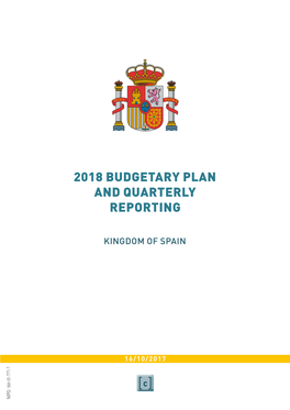 2018 Budgetary Plan and Quarterly Reporting