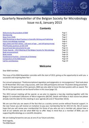 Issue 6, January 2013