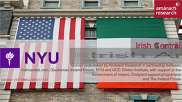 Irish Central Irish American Diaspora Survey