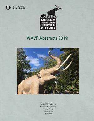 WAVP Abstracts 2019
