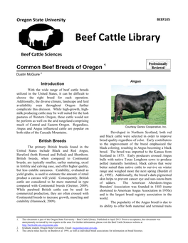 Common Beef Breeds of Oregon Page 2