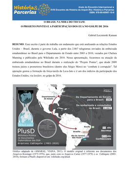 O Brasil Na Mira Do Tio Sam: O Projeto Pontes E a Participação Dos Eua No Golpe De 2016