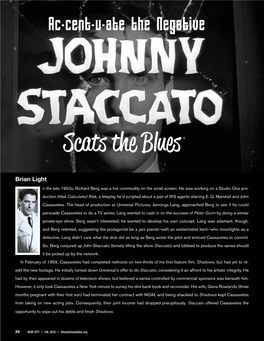 Johnny Staccato Scats the Blues