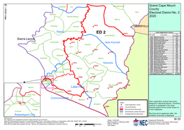 Grand Cape Mount County Electoral District No. 2 2020 Sierra Leone