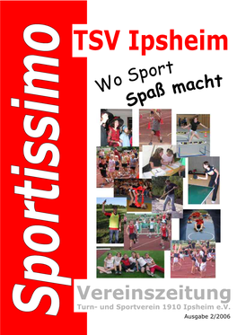 Vereinszeitung Turn- Und Sportverein 1910 Ipsheim E.V