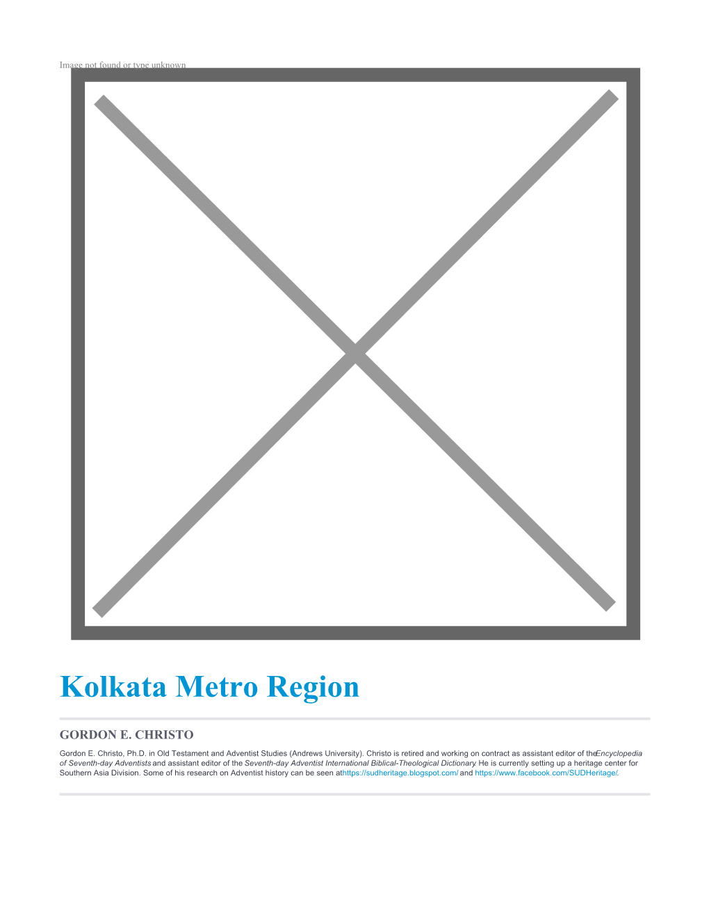 Kolkata Metro Region