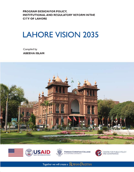 Lahore Vision 2035