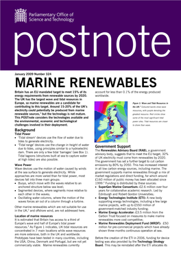 Marine Renewables