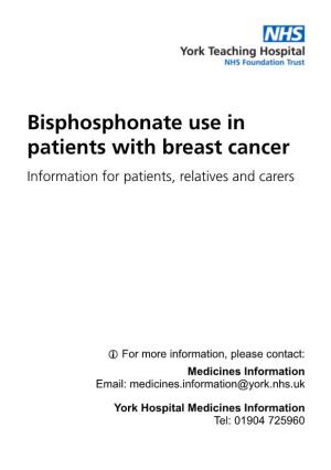 Bisphosphonate Use in Patients with Breast Cancer